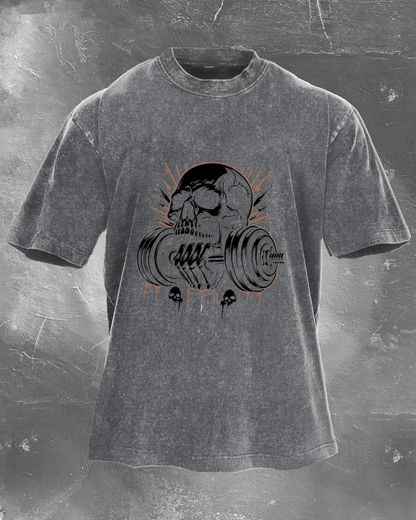 LIFTING SKULL WASHED T-SHIRT