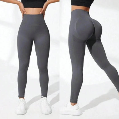 Seamless leggings – hög midja och lyftande design